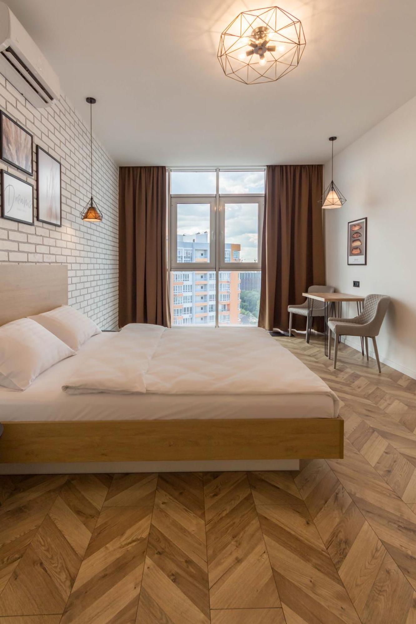 Design Apartments With Panoramic View Kijev Kültér fotó