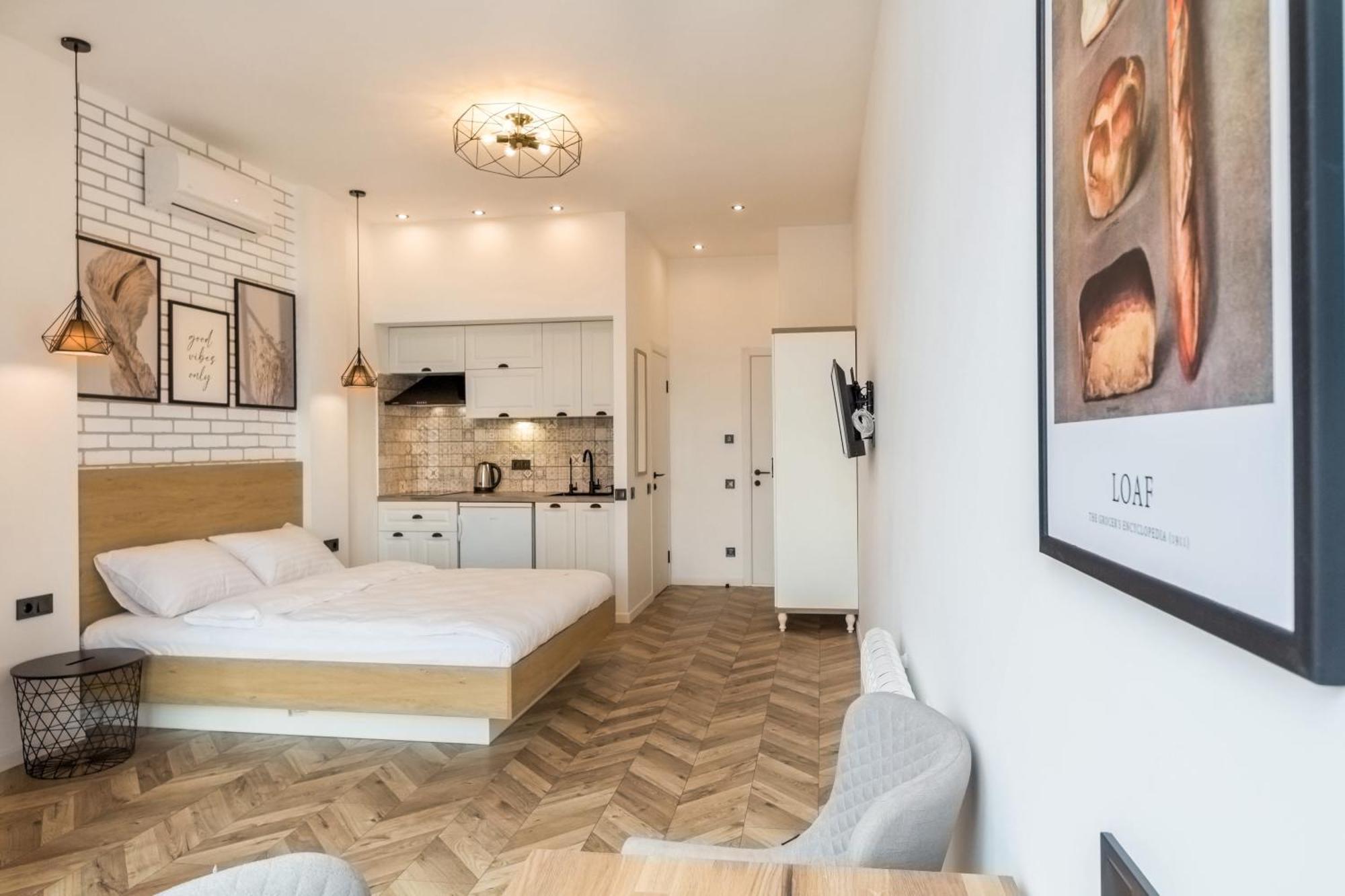 Design Apartments With Panoramic View Kijev Kültér fotó