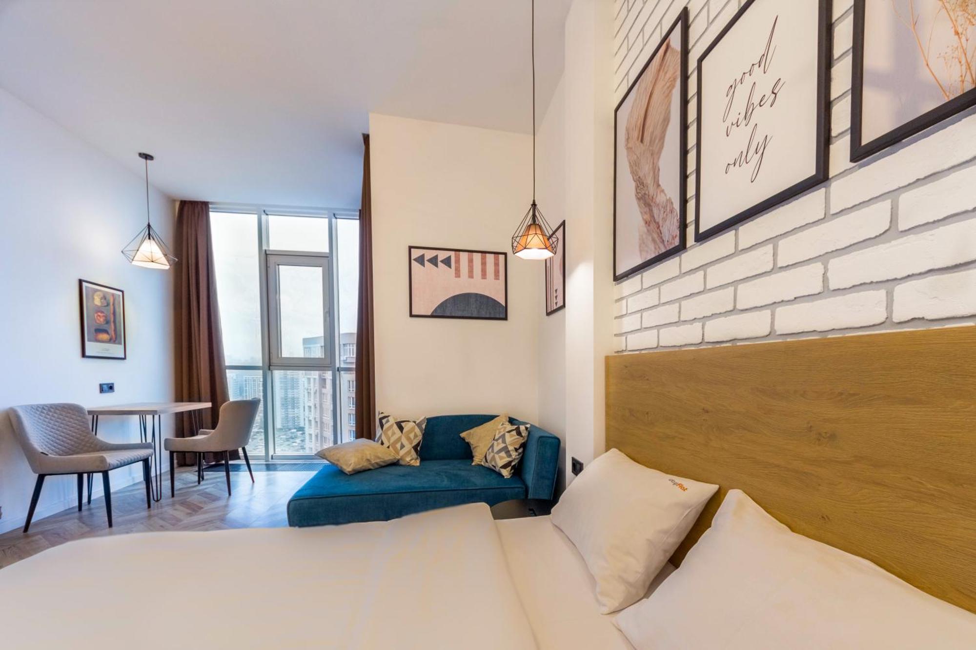 Design Apartments With Panoramic View Kijev Kültér fotó